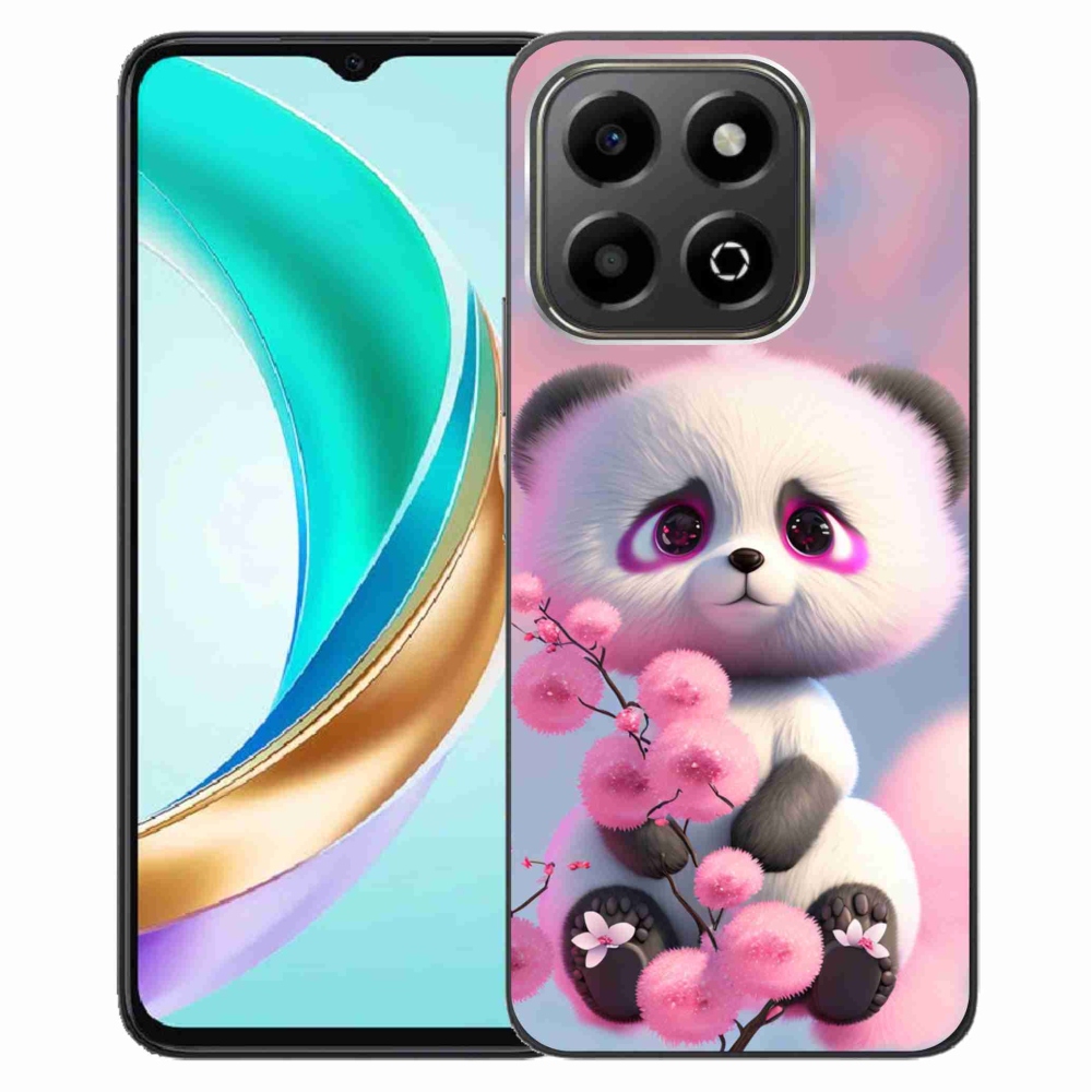 Zselés borítás mmCase a Honor X6b készülékhez - aranyos panda 1
