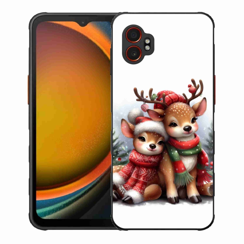 Gél borítás mmCase Samsung Galaxy Xcover 7 Pro készülékhez - Karácsonyi rénszarvas