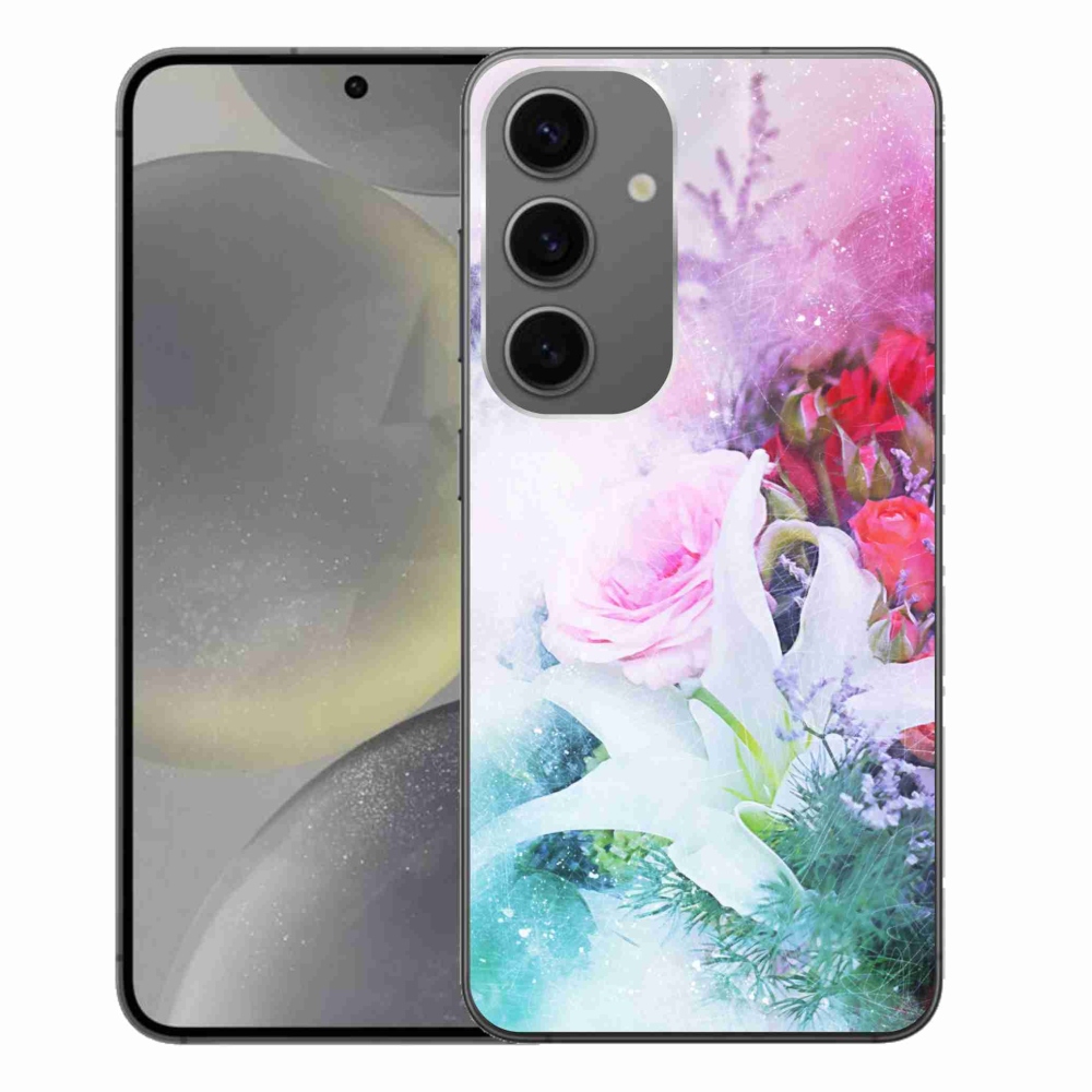 Gél borítás mmCase Samsung Galaxy S24+ - virágok 4