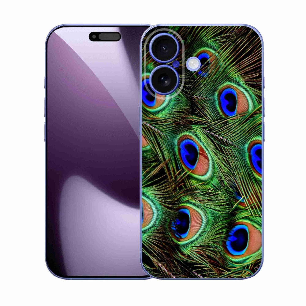 Zselés borítás mmCase iPhone 17 készülékhez - pávatoll