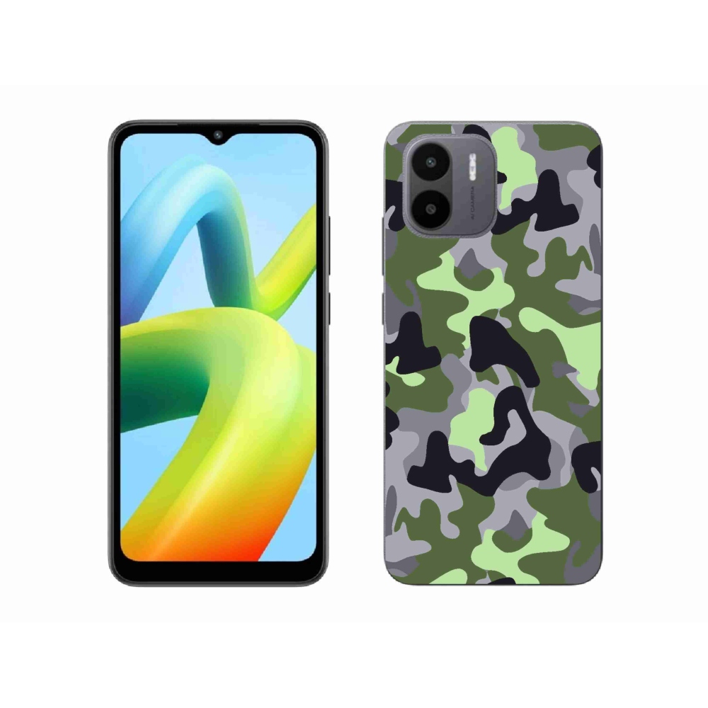 Zselés borítás mmCase a Xiaomi Redmi A1/Redmi A2 készülékhez - terepszínű minta 7