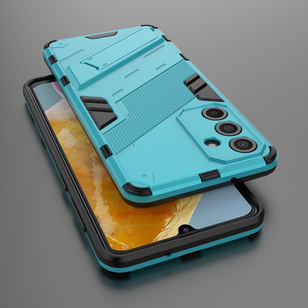 Tartós borítás Samsung Galaxy M55 5G készülékhez - világoskék színben