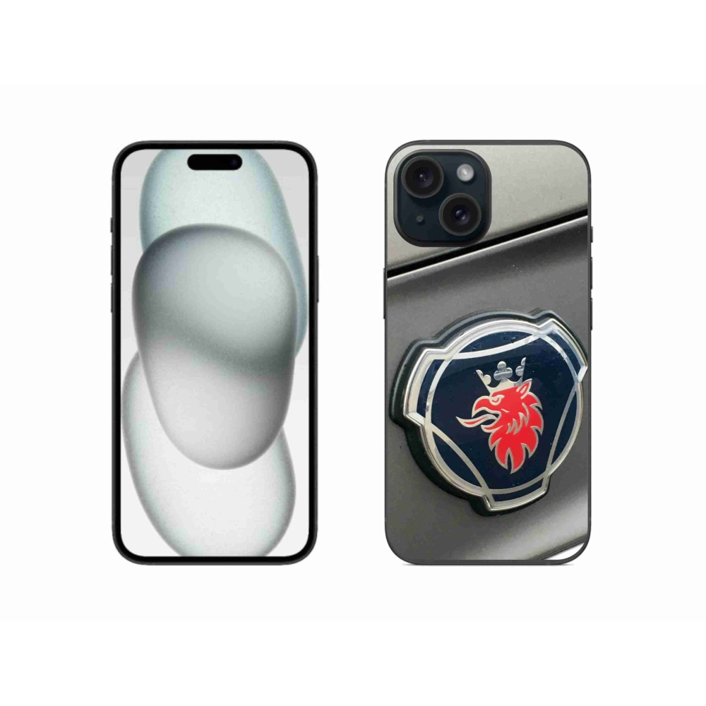 Zselés borítás mmCase iPhone 15 készülékhez - Emblem 2