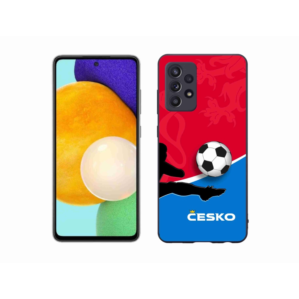Gél borítás mmCase Samsung Galaxy A52s 5G - Foci Csehország 2