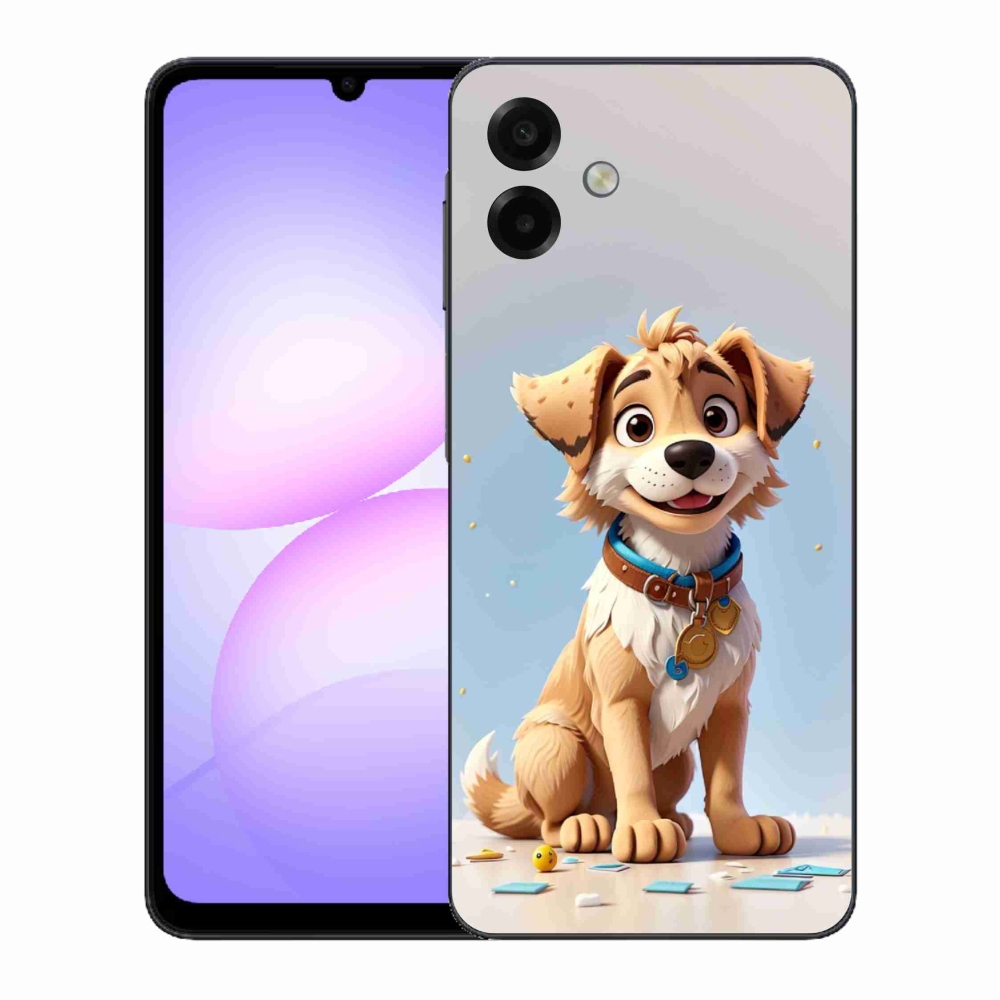 Gél borítás mmCase Samsung Galaxy A07 4G - rajzfilm kölyökkutya