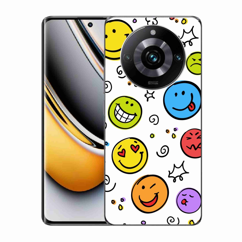 Gél borítás mmCase a Realme 11 Pro/11 Pro+ készülékhez - smiley-k