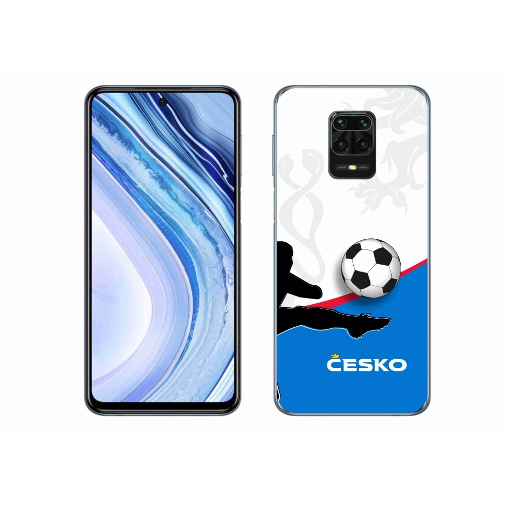 Gél borítás mmCase a Xiaomi Redmi Note 9 Pro - futball Csehország 3