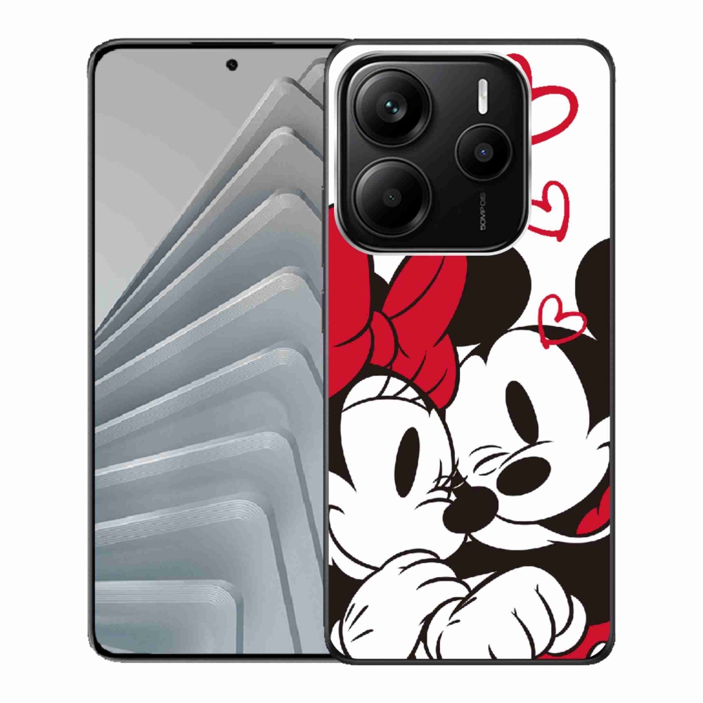 Gél borítás mmCase a Xiaomi Redmi Note 14 5G-hez - minnie és mickey