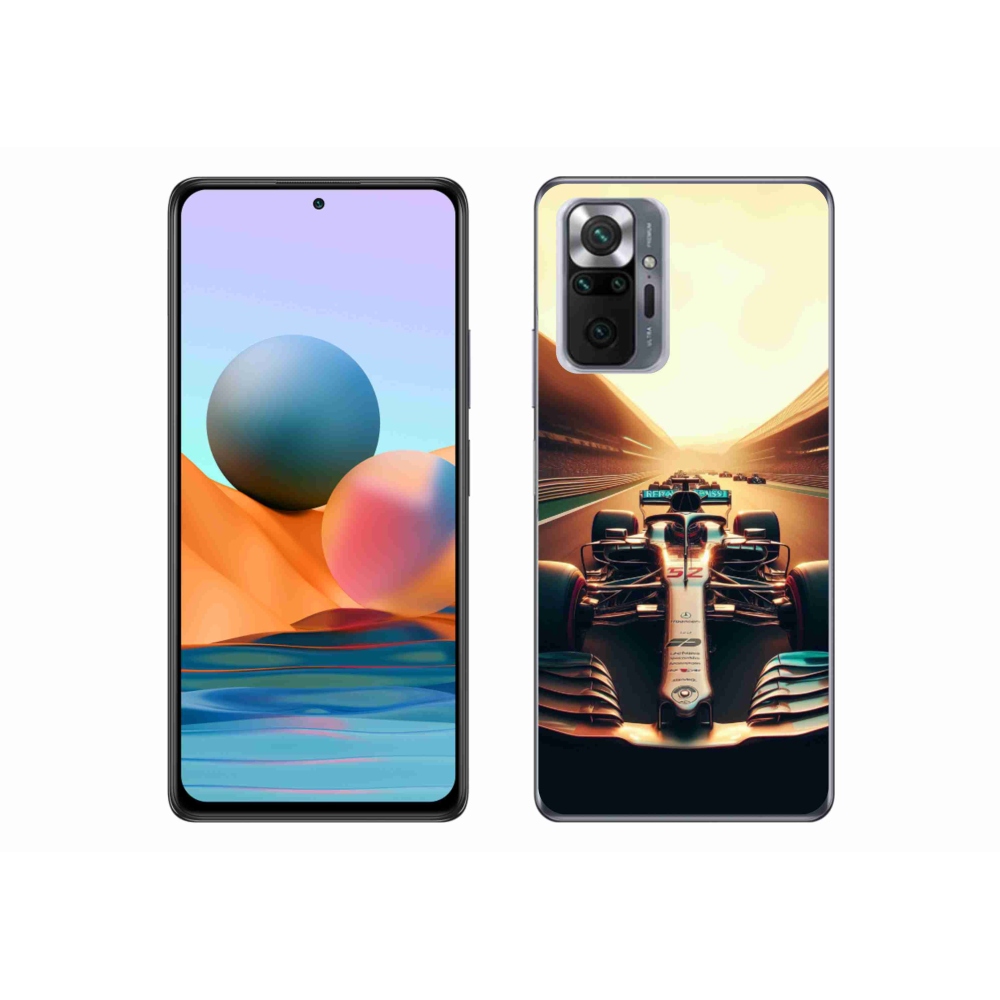 Gél borítás mmCase a Xiaomi Redmi Note 10 Pro számára - formula 1