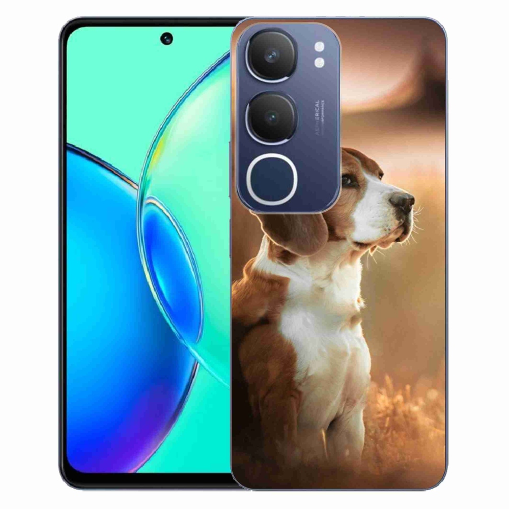 Gél védőburkolat mmCase a Vivo Y19s készülékhez - bézs színű