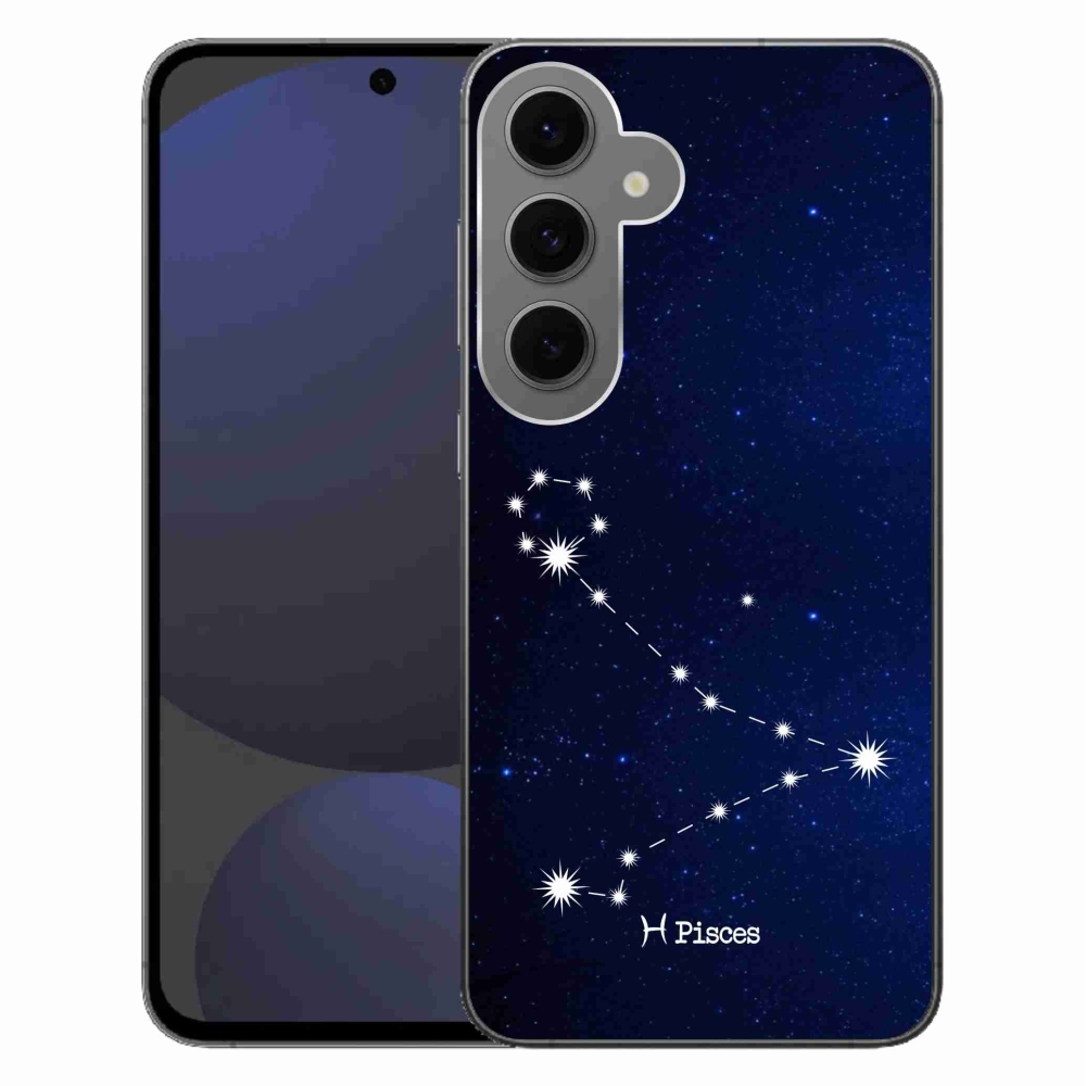 Gél borítás mmCase Samsung Galaxy S24 FE készülékhez - csillagkép Halak