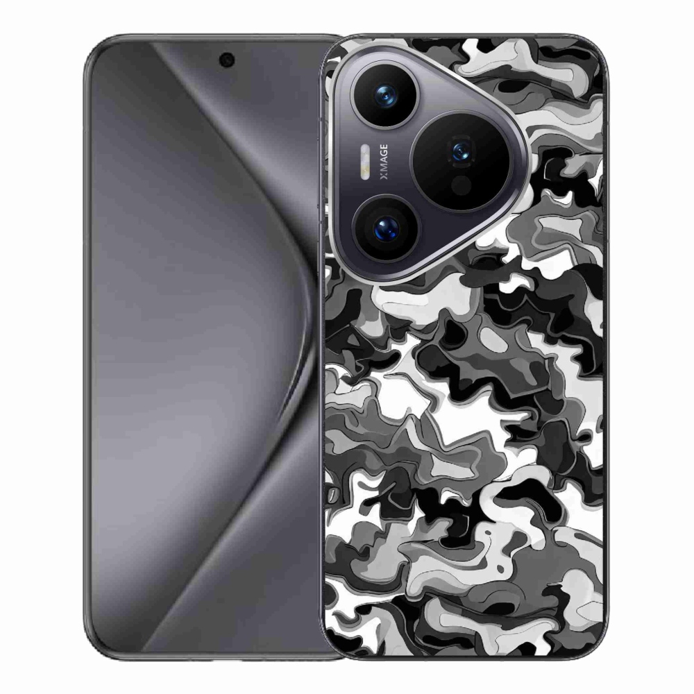 Gél borítás mmCase a Huawei Pura 70 Pro készülékhez - terepszínű minta 3