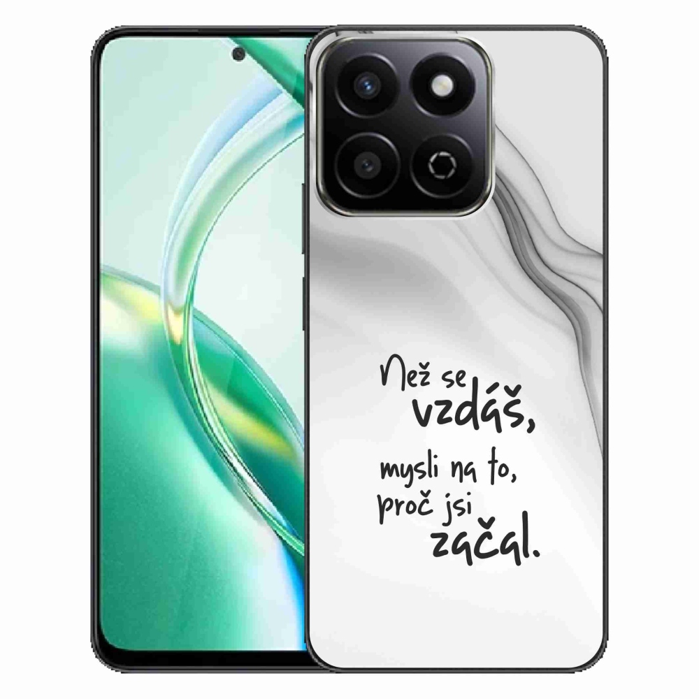 Gél borító mmCase a Honor 200 Smart 5G készülékhez - Idézet 2 fehér háttér