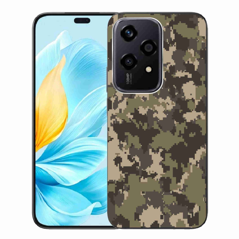 Zselés borítás mmCase a Honor 200 Lite 5G számára - álcázó minta 12