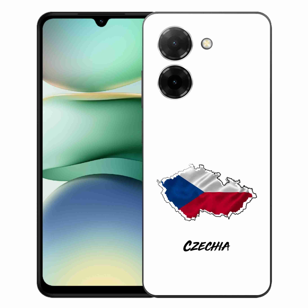 Gél borító mmCase a Xiaomi Redmi A5 (173.45x79.35x8.45mm) - Csehország fehér háttérrel