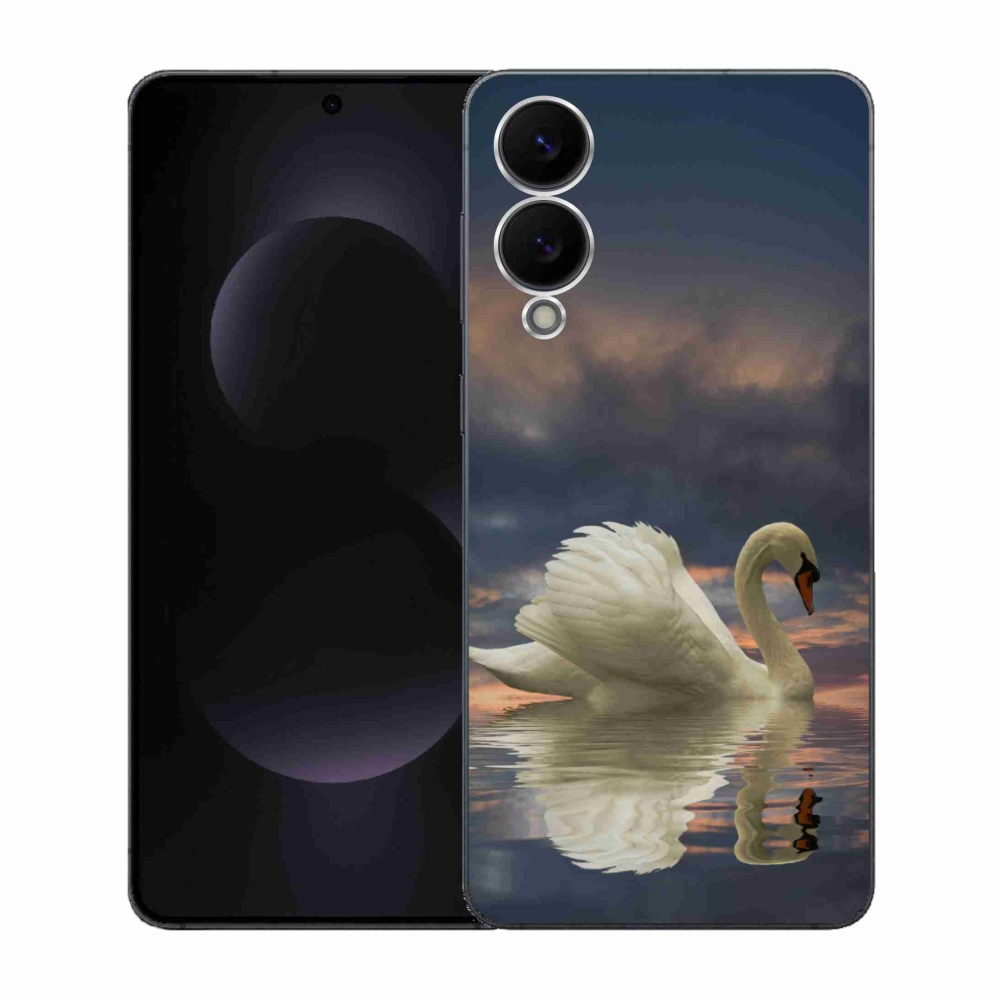 Gél védőhuzat mmCase Samsung Galaxy S25 Edge készülékhez - hattyú