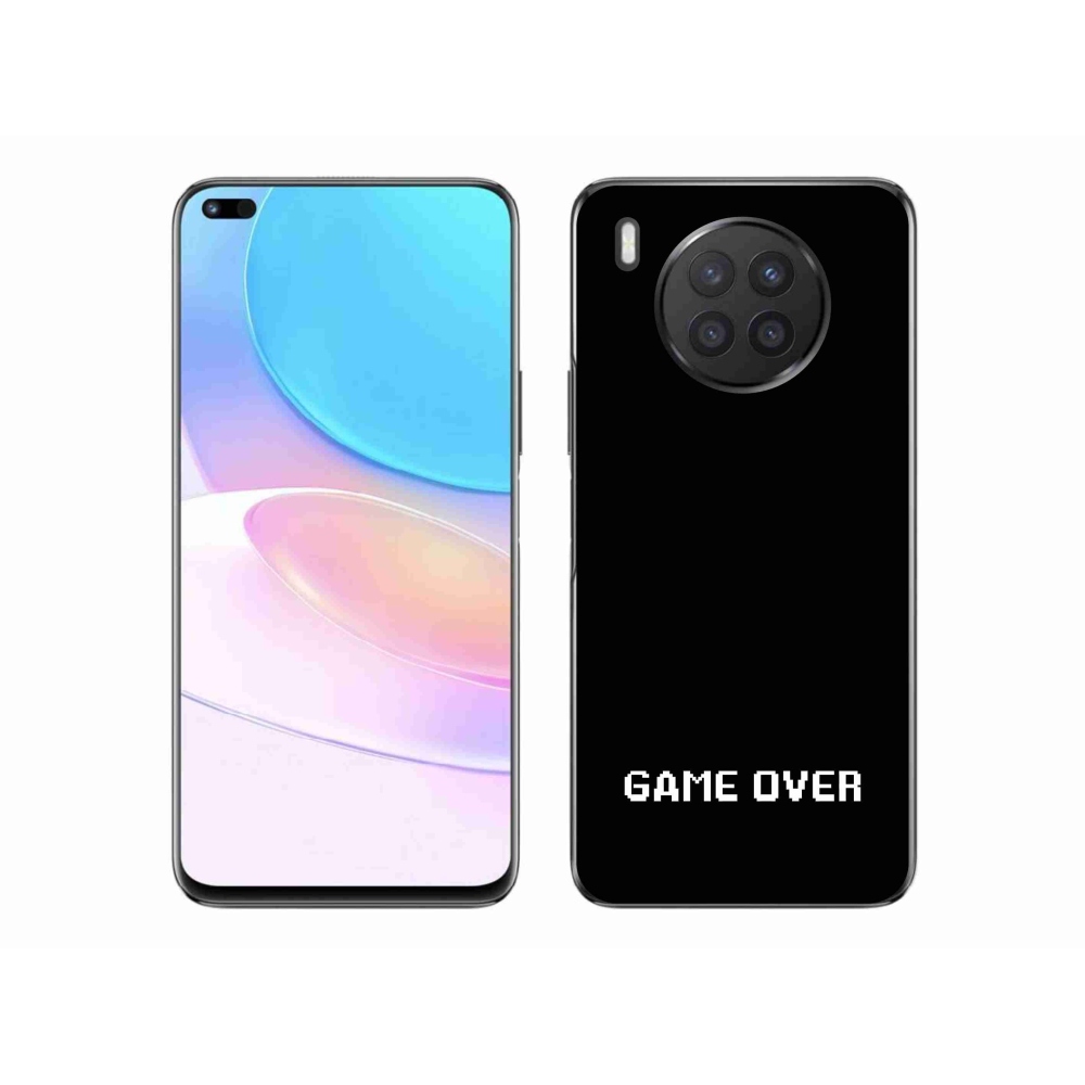 Gél borító mmCase a Huawei Nova 8i készülékhez - játék fekete háttérrel