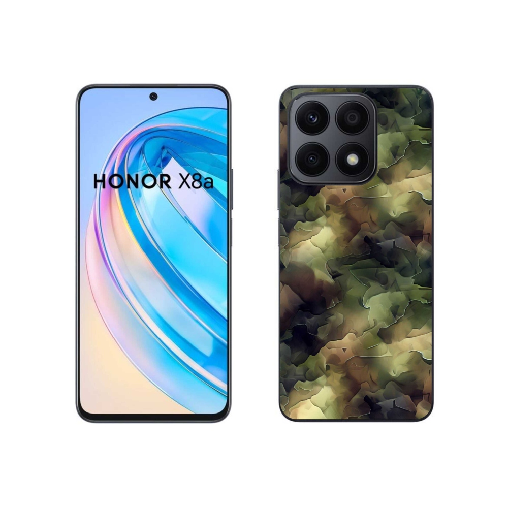 Zselés borítás mmCase a Honor X8a készülékhez - álcázó minta 10