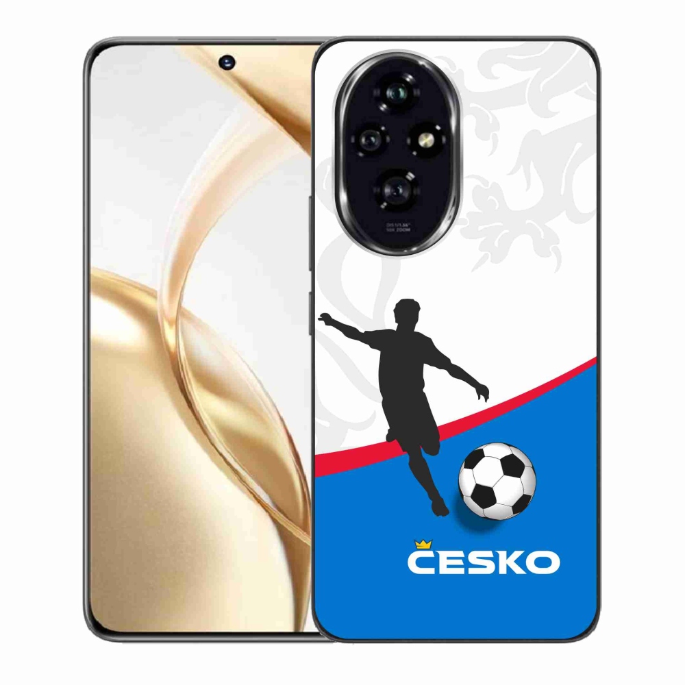 Zselés borítás mmCase a Honor 200 5G készülékhez - futball Csehország 1