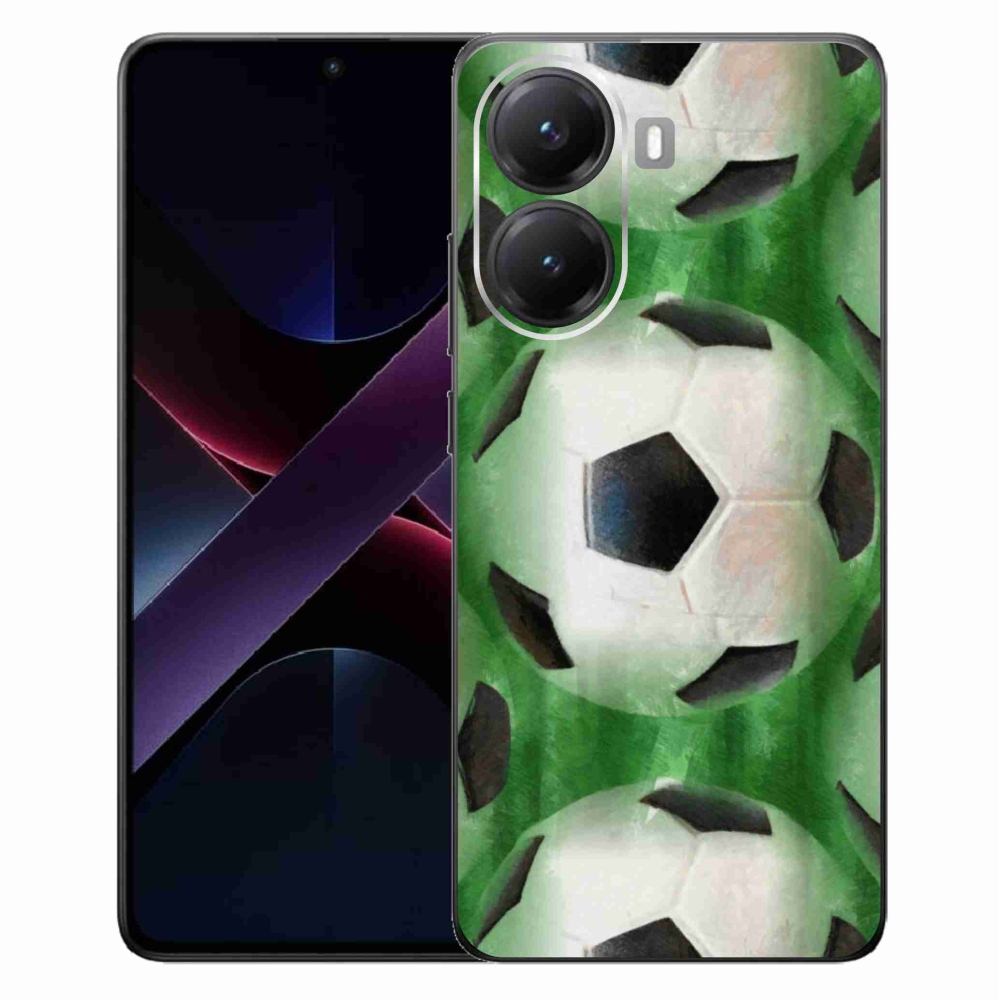 Gél borítás mmCase a Xiaomi Poco X7 Pro 5G számára - focilabda