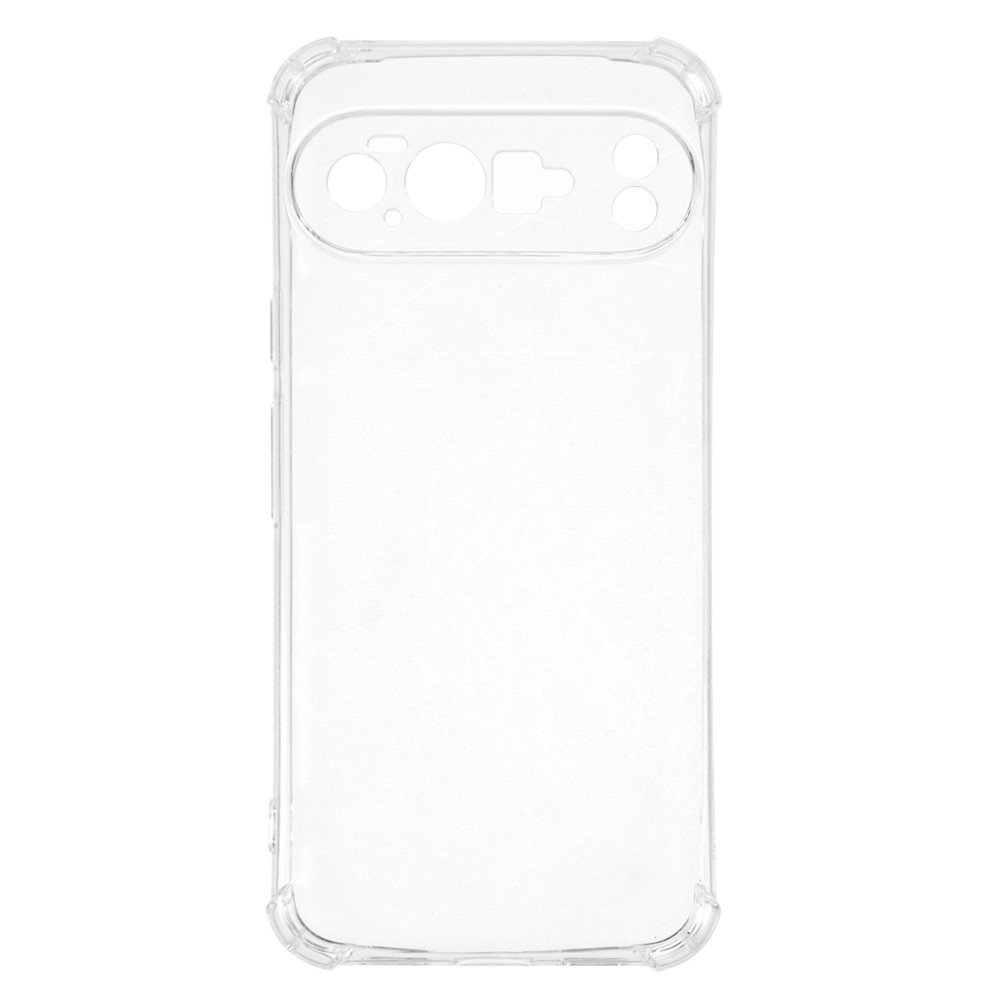 Átlátszó zselés tok megerősített sarkokkal a Google Pixel 10 Pro XL számára