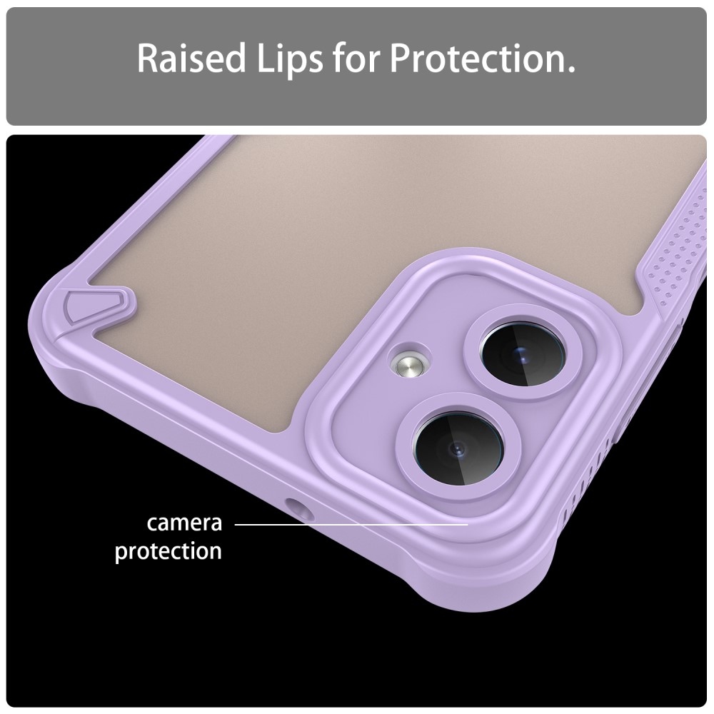 Fagyasztott tartós borítás Samsung Galaxy A06 4G készülékhez - lila