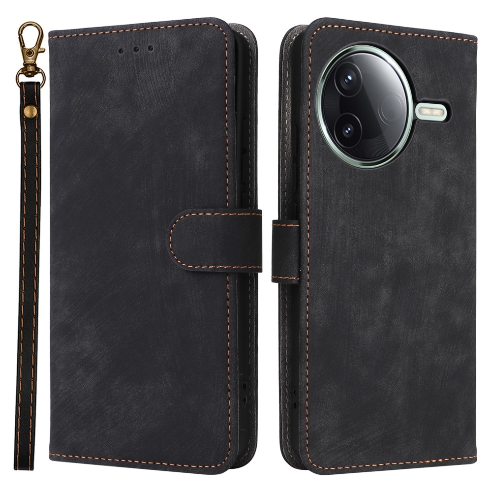 RFID könyvtáska a Xiaomi Poco F7 Pro 5G/Poco F7 Ultra 5G készülékhez - fekete