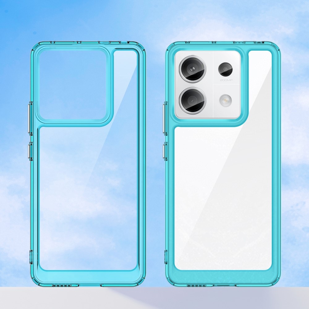 Gél tok rögzített hátlappal Xiaomi Redmi Note 13 Pro 5G/Poco X6 5G - világoskék