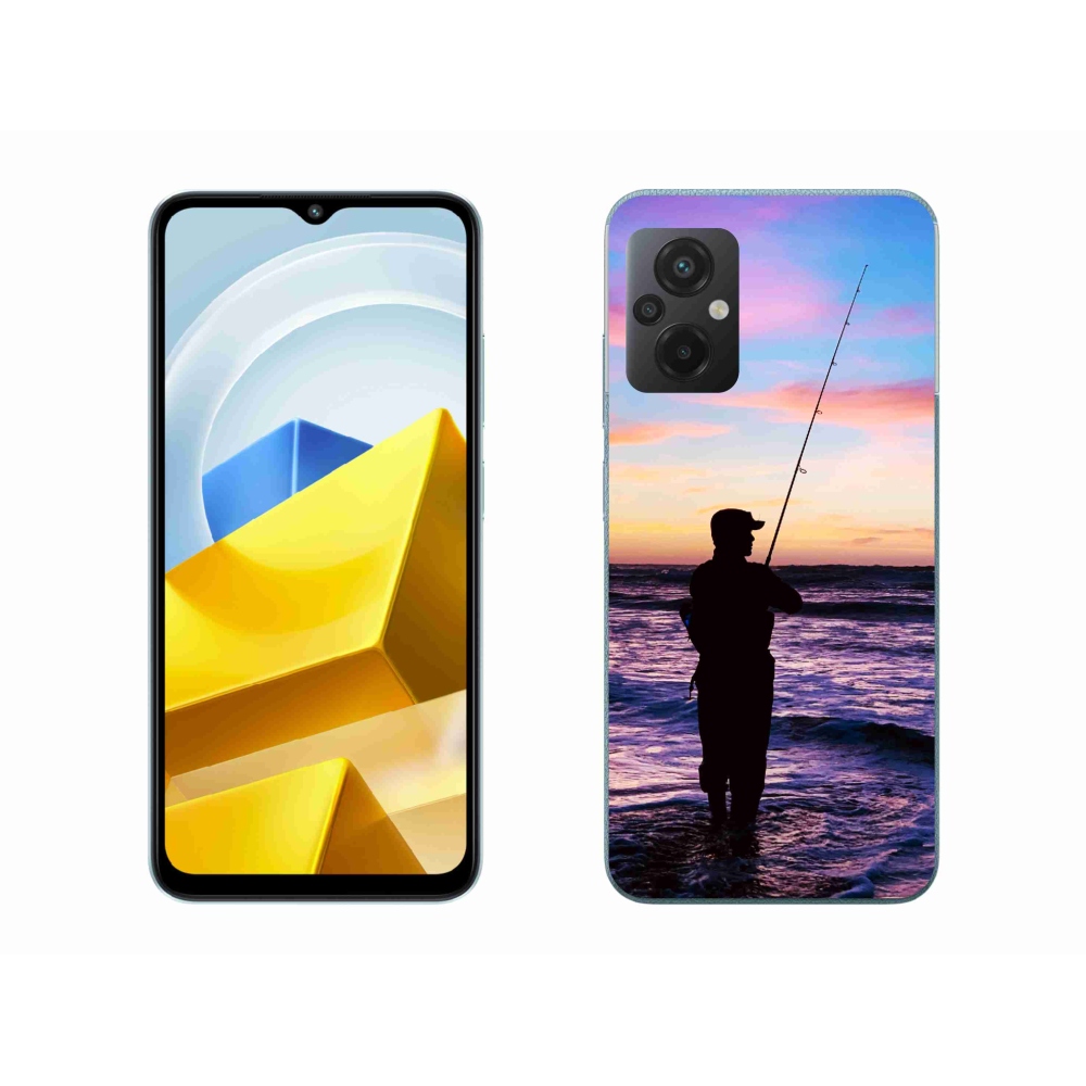 Gél borítás mmCase a Xiaomi Poco M5 4G-hez - halászat 1