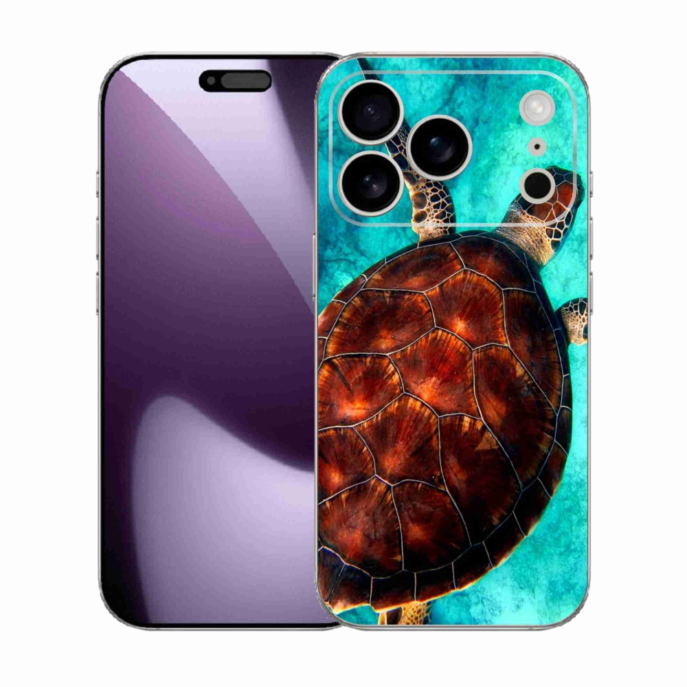 Gél védőburkolat mmCase iPhone 17 Pro készülékhez - teknősbéka