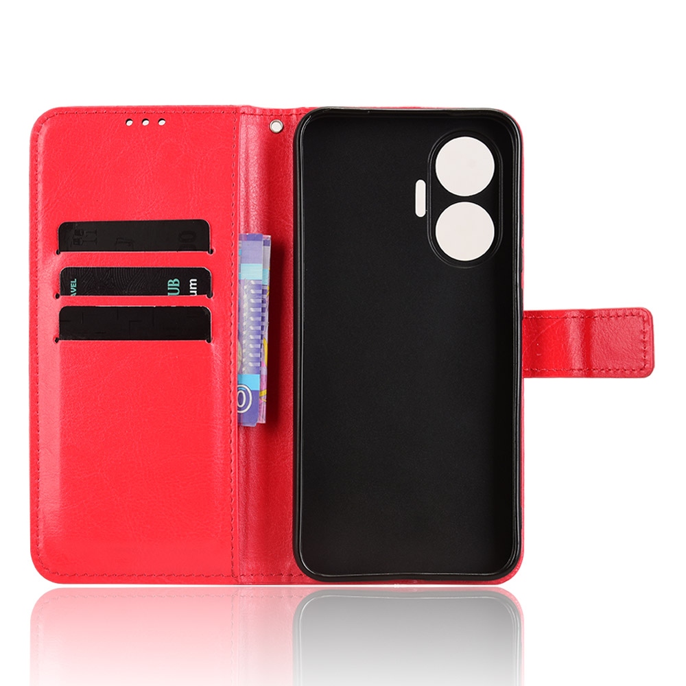 Őrült könyv tok a Xiaomi Poco F7 5G-hez - piros