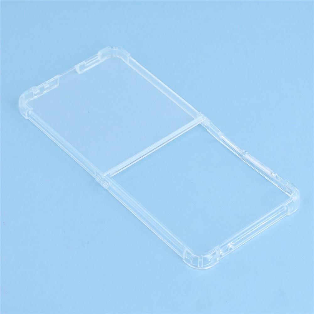 Átlátszó zselés tok megerősített sarkokkal Samsung Galaxy Z Flip7 5G készülékhez