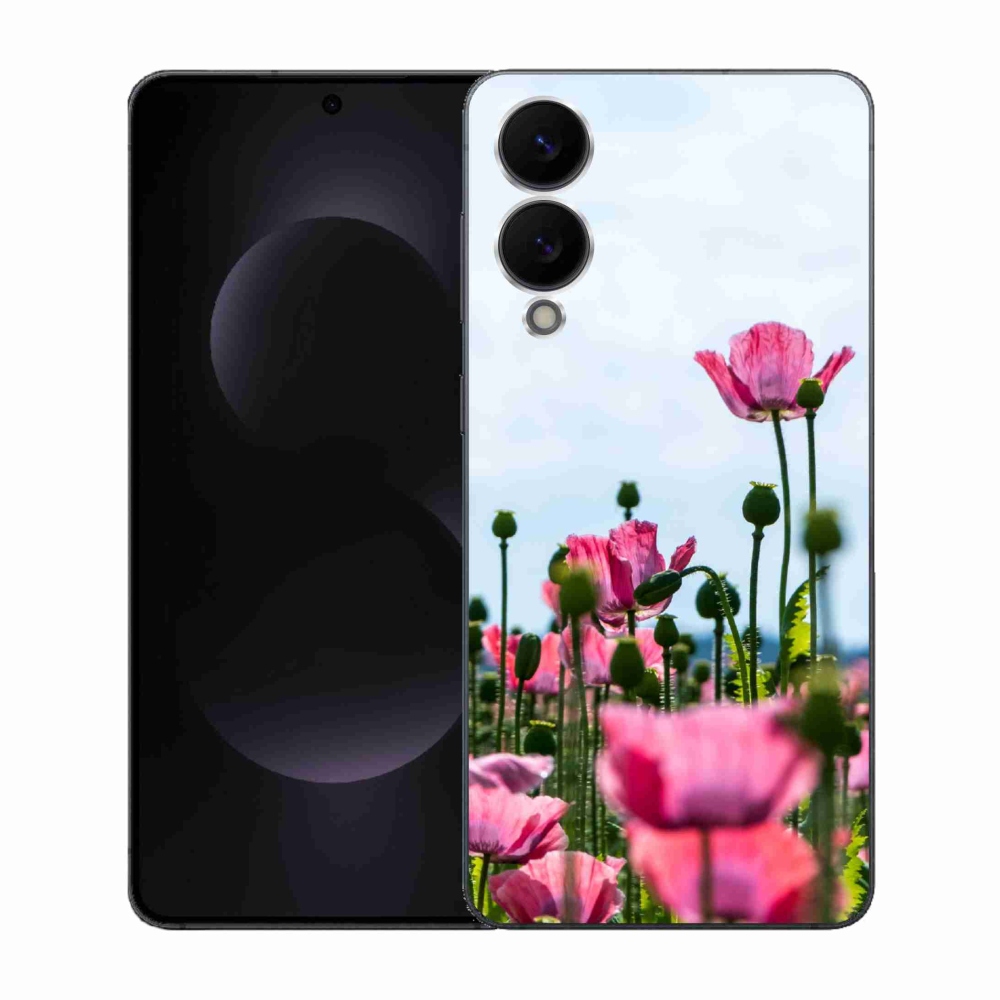 Gél védőhuzat mmCase Samsung Galaxy S25 Edge készülékhez - mákos színű