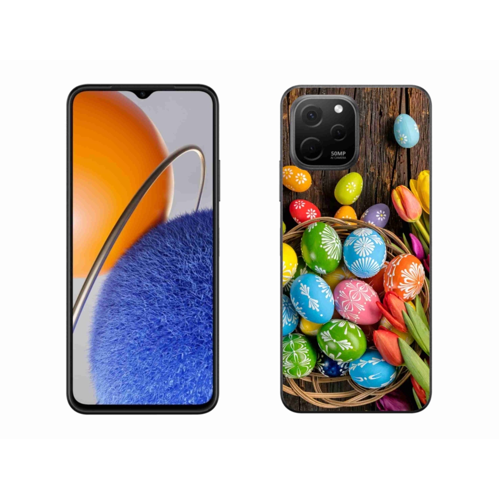 Gél borítás mmCase a Huawei Nova Y61 készülékhez - Húsvéti tojás