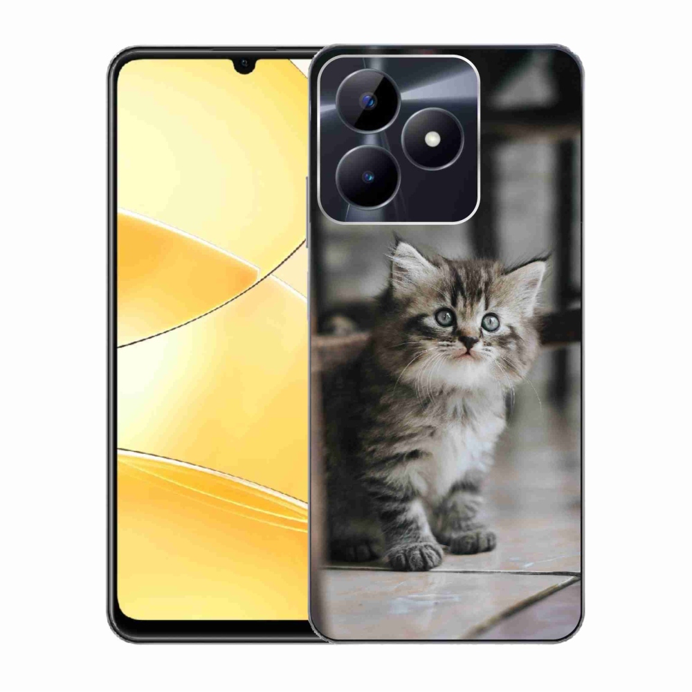 Gél borító mmCase a Realme C51/C53 készülékhez - cica