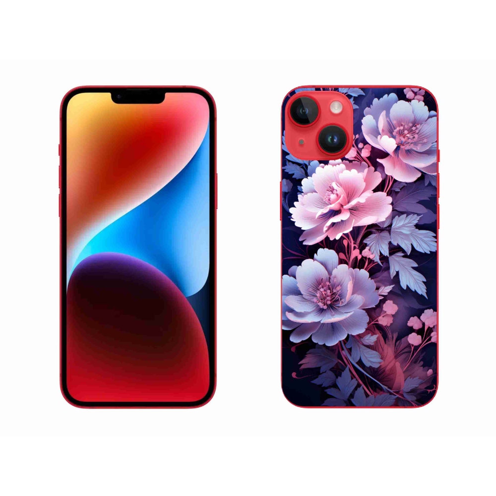 Gél borítás mmCase iPhone 14 Plus készülékhez - virágok 11