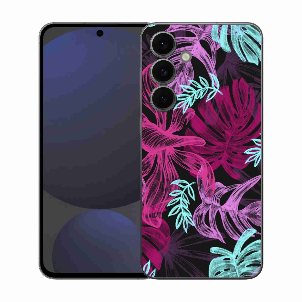 Zselés borítás mmCase Samsung Galaxy S25 FE - virágok 1