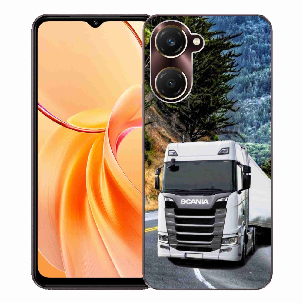 Gél borítás mmCase a Vivo Y28s 5G készülékhez - teherautó 1