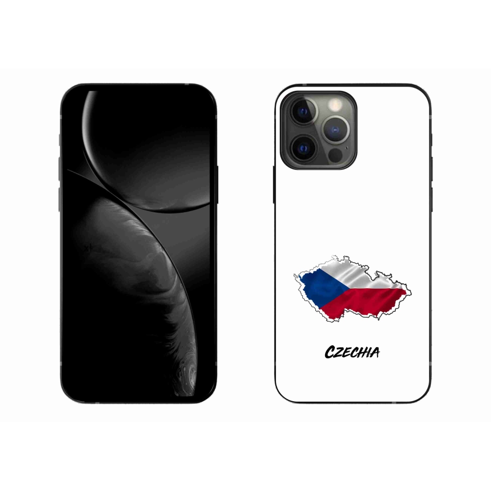 Zselés borítás mmCase iPhone 13 Pro Max 6.7 - Csehország fehér háttérrel