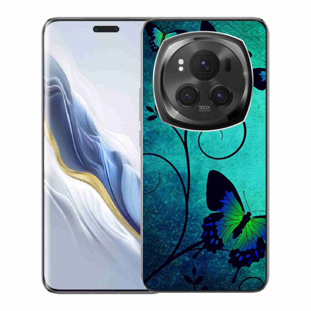 Gél borítás mmCase a Honor Magic 6 Pro 5G készülékhez - színes pillangók