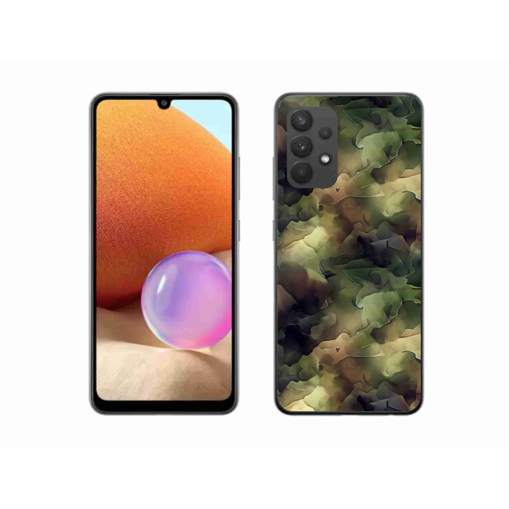 Gél védőhuzat mmCase Samsung Galaxy A32 4G - terepszínű minta 10