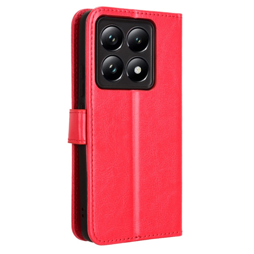 Őrült könyv tok a Xiaomi 14T Pro-hoz - piros