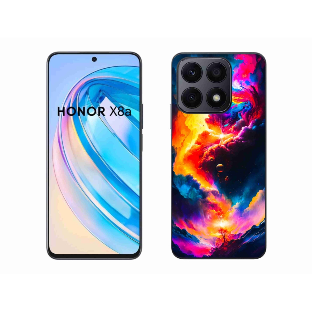 Zselés borítás mmCase a Honor X8a számára - absztrakt motívum