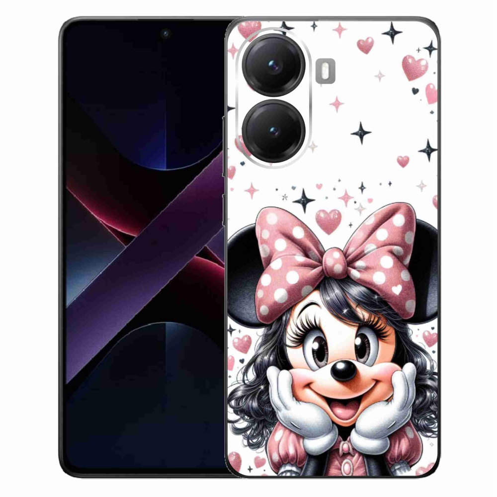 Gél borítás mmCase a Xiaomi Poco X7 Pro 5G számára - minnie