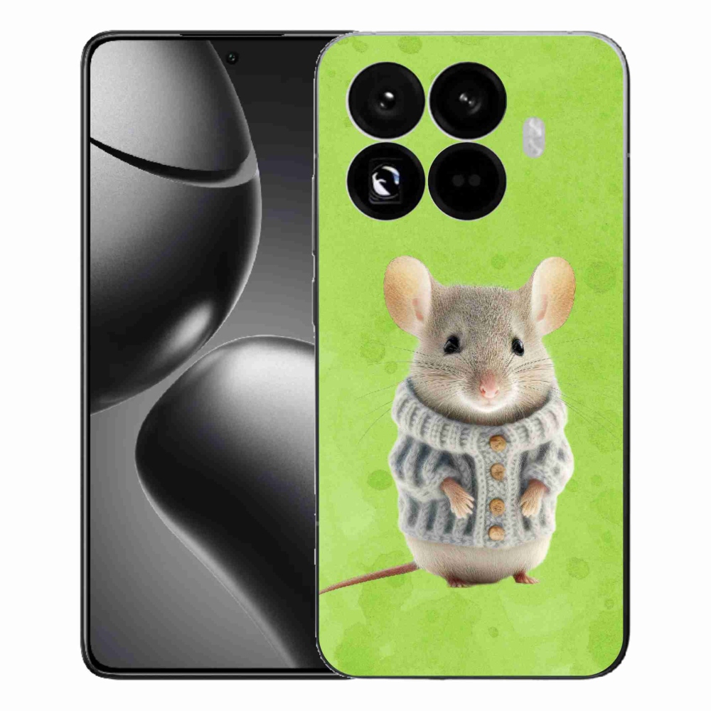 Gél borítás mmCase a Xiaomi 15T Pro számára - egér pulóverben