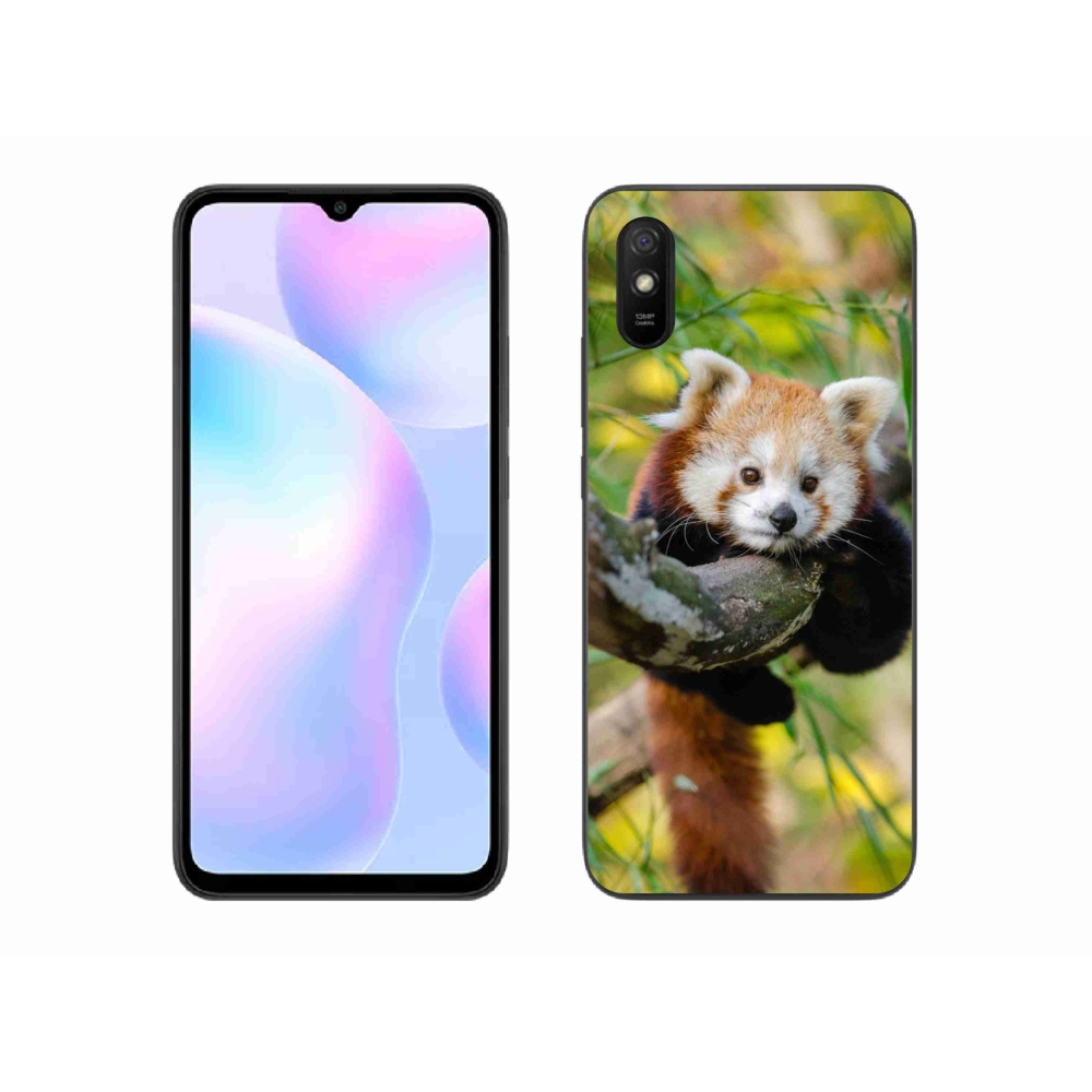 Gél borítás mmCase a Xiaomi Redmi 9AT-hoz - panda piros