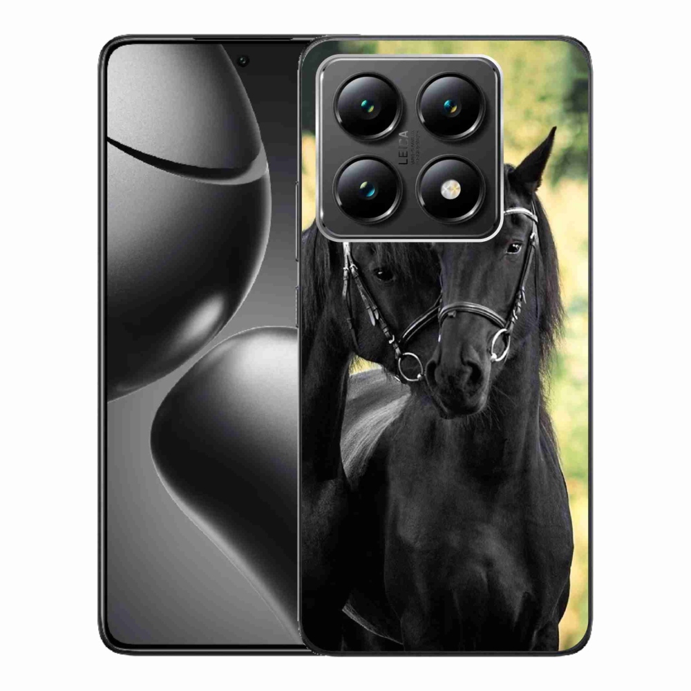 Gél borítás mmCase a Xiaomi 14T-hez - két fekete ló
