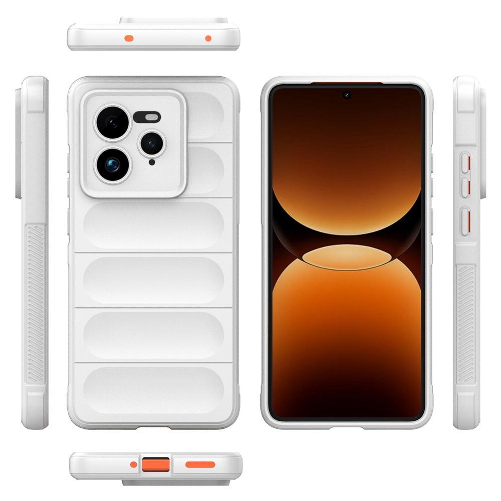 Rugg tartós zselés tok a Realme GT 7 Pro 5G készülékhez - fehér