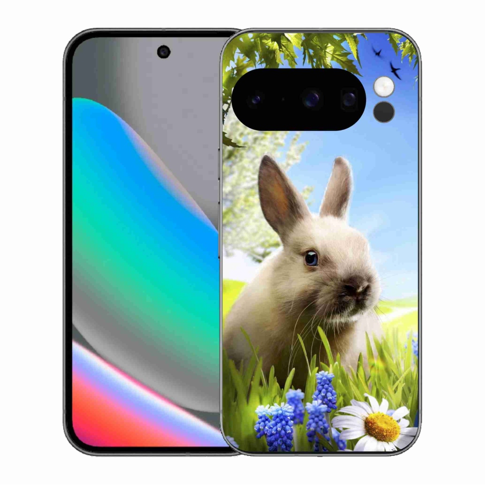 Zselés borítás mmCase a Google Pixel 10 Pro számára - nyuszi