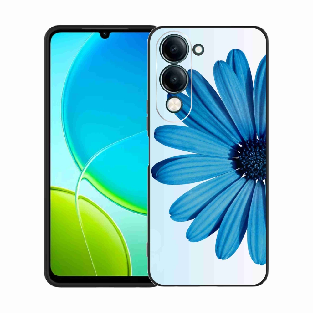 Zselés borítás mmCase a Vivo Y29s 5G készülékhez - kék margaréta